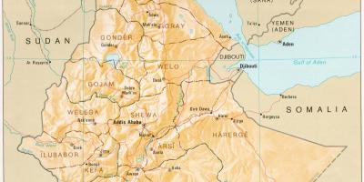 Vecākā Etiopijas karte